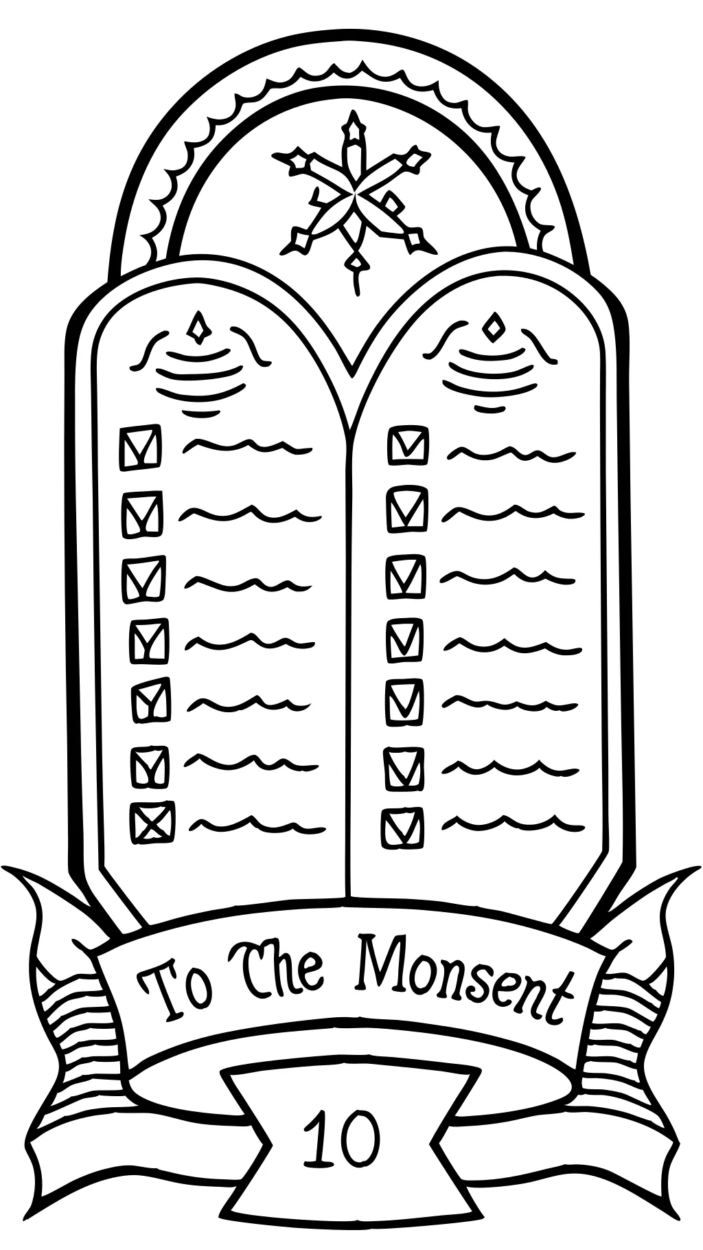 free printable coloring pages of the ten commandments